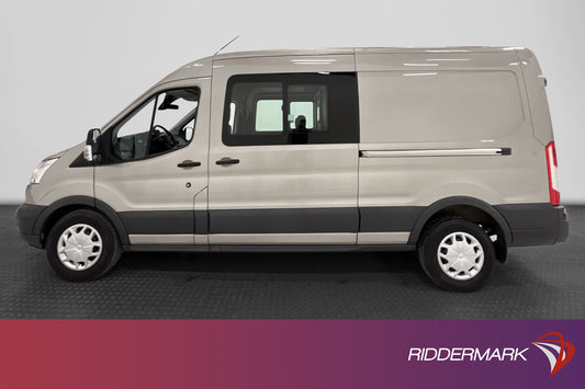 Ford Transit 350 Crew Van 2.0TDCi 170hk L2H2 Drag Värmare