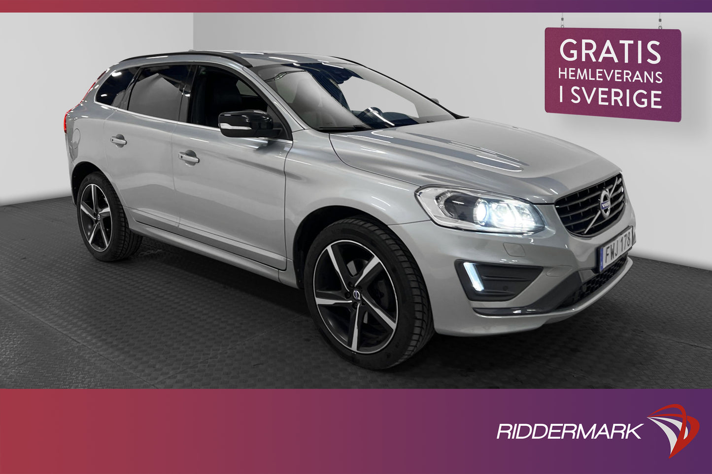 Volvo XC60 D4 190hk AWD R-Design D-värm VOC Pano Navi Skinn