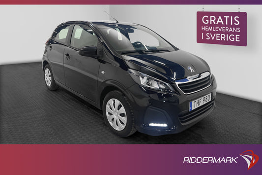 Peugeot 108 1.0 VTi 72hk Backkamera CarPlay 0.37L/Mil