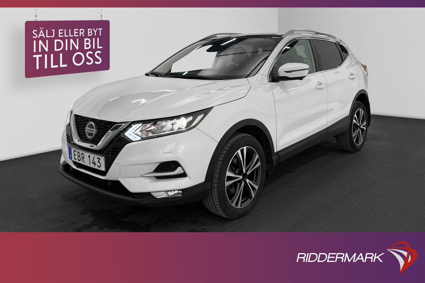 Nissan Qashqai 1.5 dCi 115hk N-Connecta Värmare 360° Pano