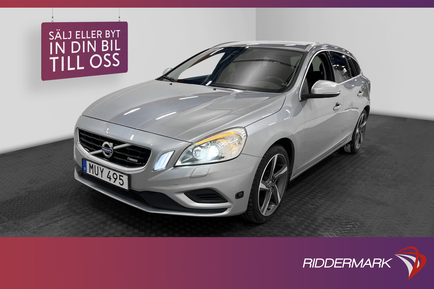 Volvo V60 T4F 180hk R-Design Skinn Låg skatt 0.7l/mil