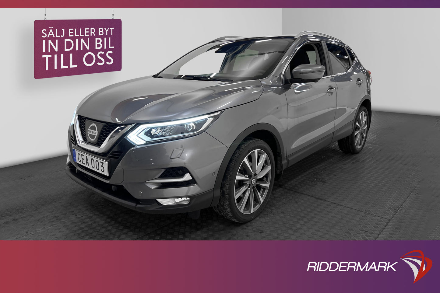 Nissan Qashqai DIG-T 115hk Tekna Pano 360° Navi Keyless Drag