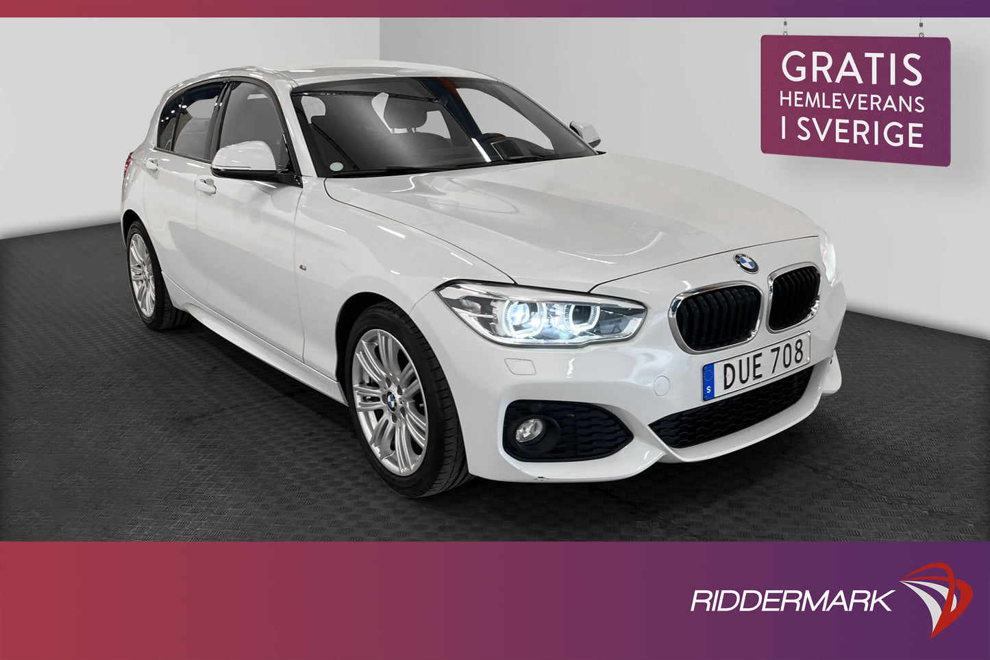 BMW 118 i 136hk M-Sport Navigation Shadowline PDC Nyservad