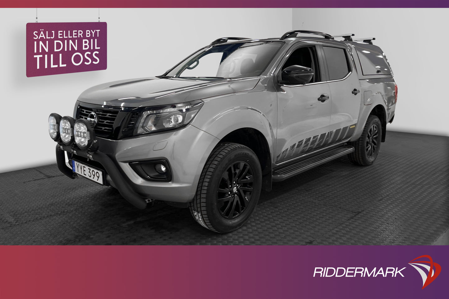 Nissan Navara N-Guard 2.3 4WD 190hk Värmare Skinn Drag Moms