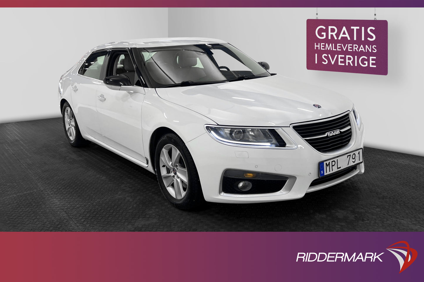 Saab 9-5 SportSedan XWD 220hk Aero H/K Skinn Drag 1-Brukare