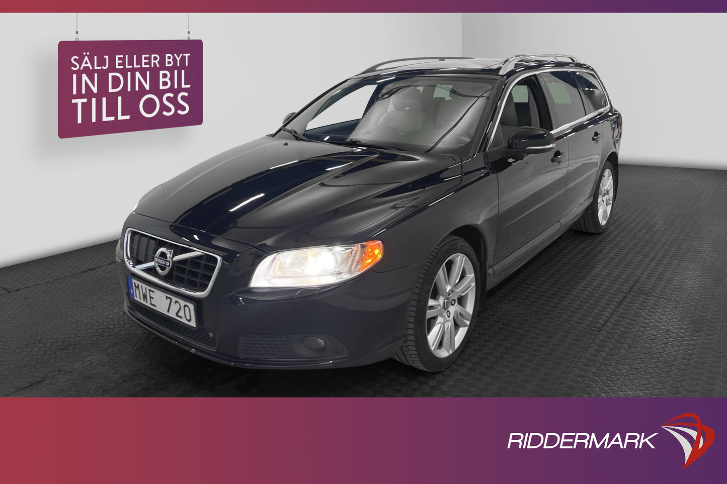 Volvo V70 D4 163hk Summum VOC Taklucka Skinn GPS D-Värm Drag