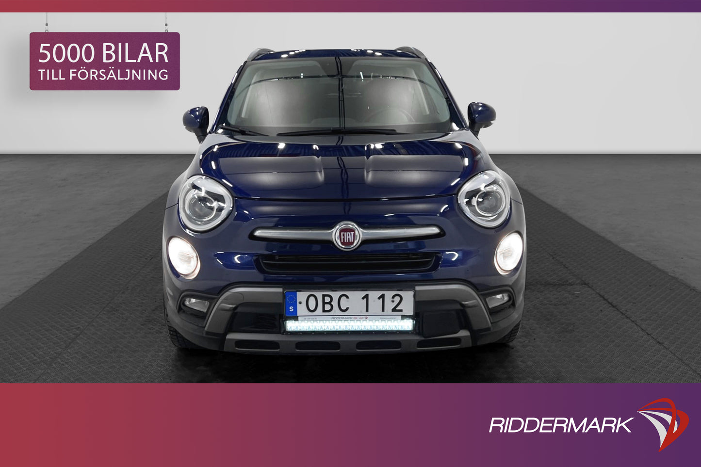 Fiat 500X 2.0 Multijet 4x4 140hk Kamera Drag Skinn Välservad