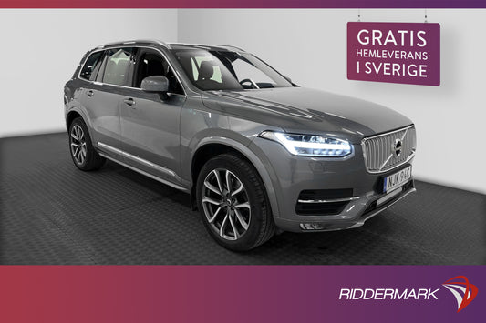 Volvo XC90 T5 AWD 250hk Inscription 7-sits VOC Kamera Drag