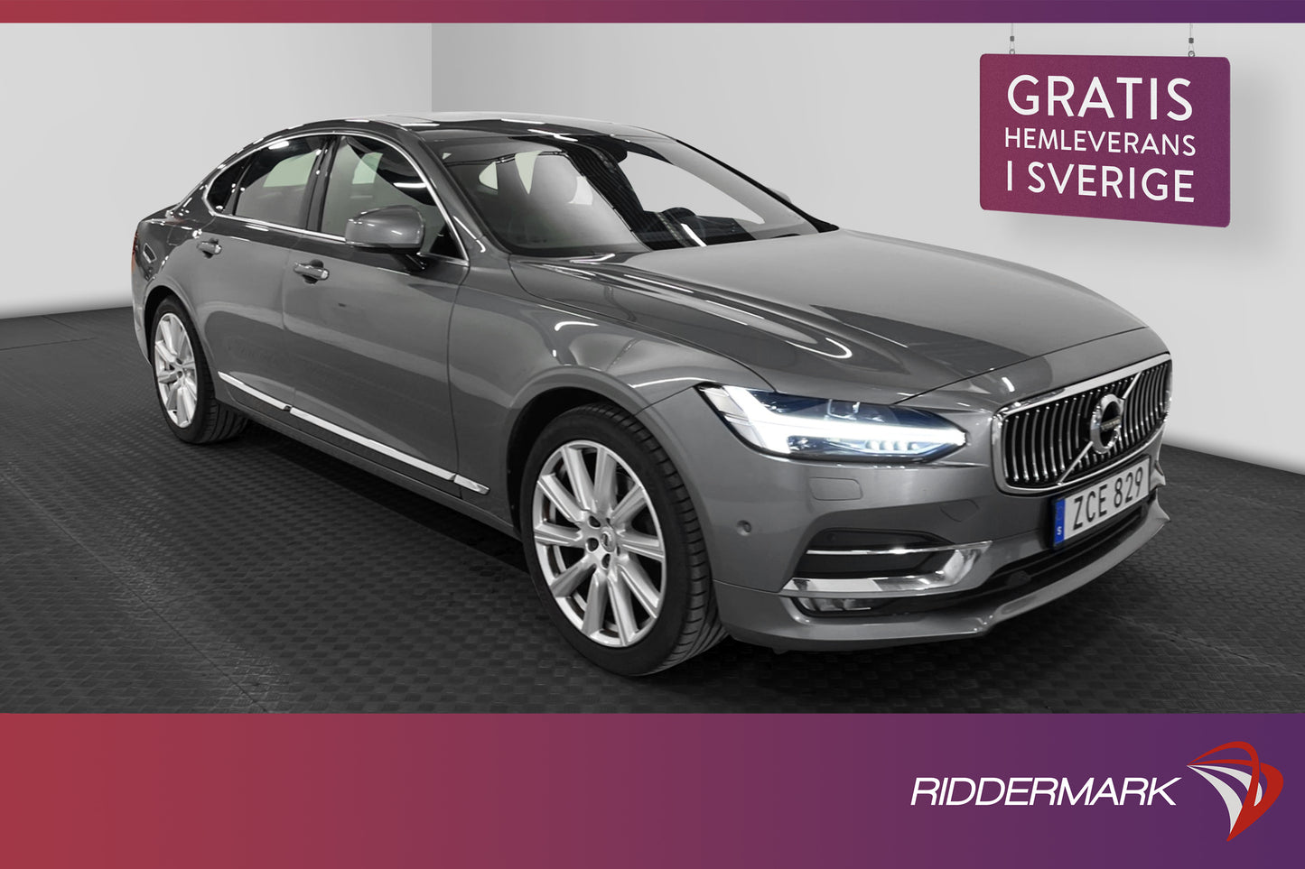 Volvo S90 T5 254hk Inscription VOC Pano B&W Kamera Navi BLIS