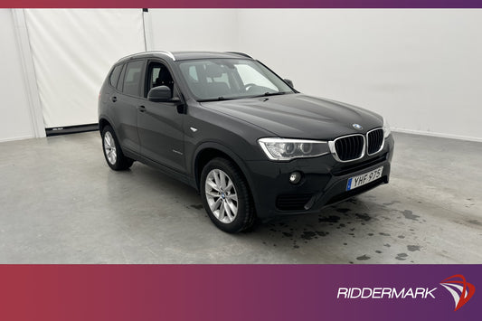 BMW X3 xDrive20d 190hk Värmare HiFi Sensorer Keyless