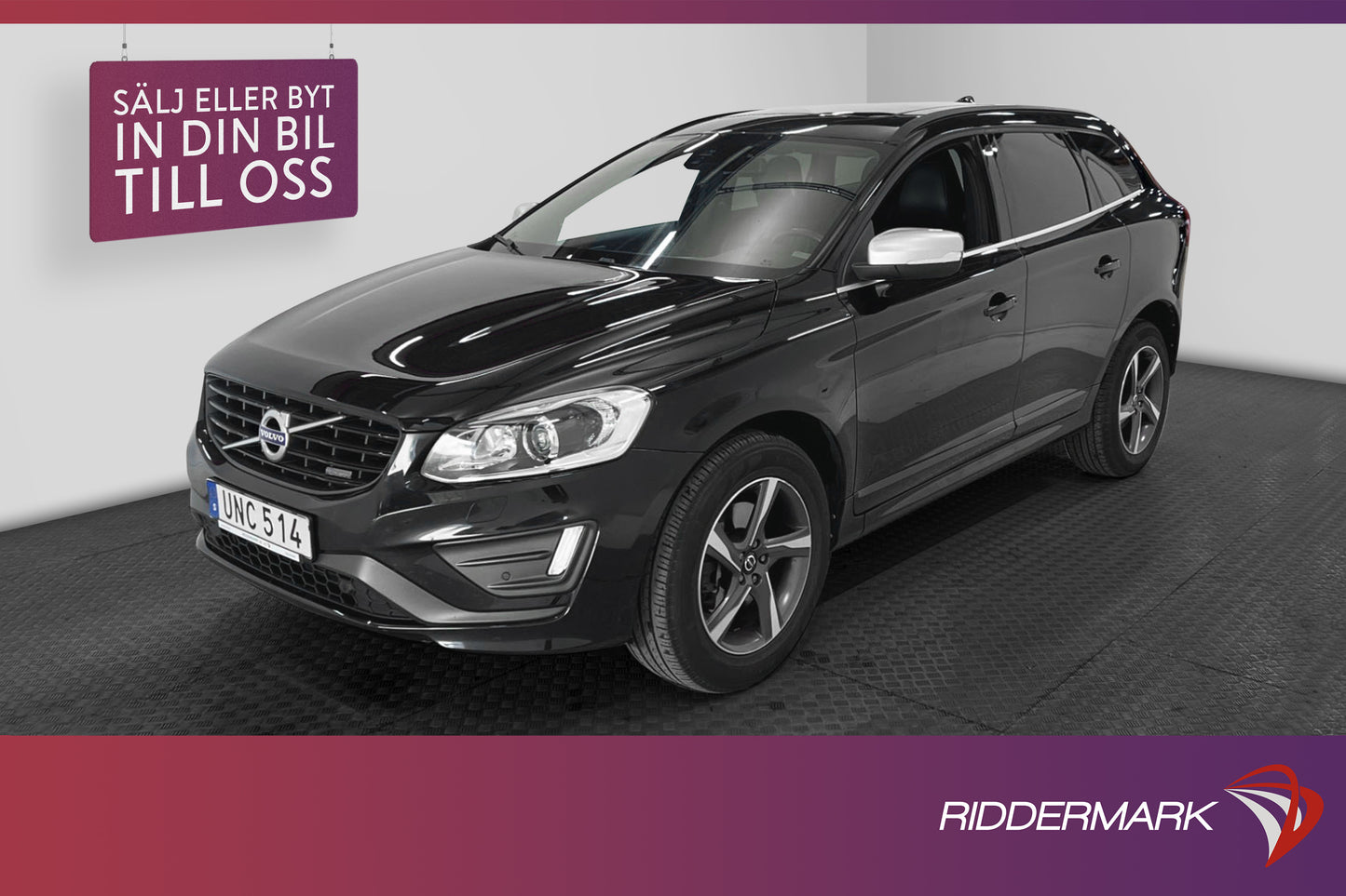 Volvo XC60 D5 AWD R-Design D-värm VOC Pano B-kamera Navi