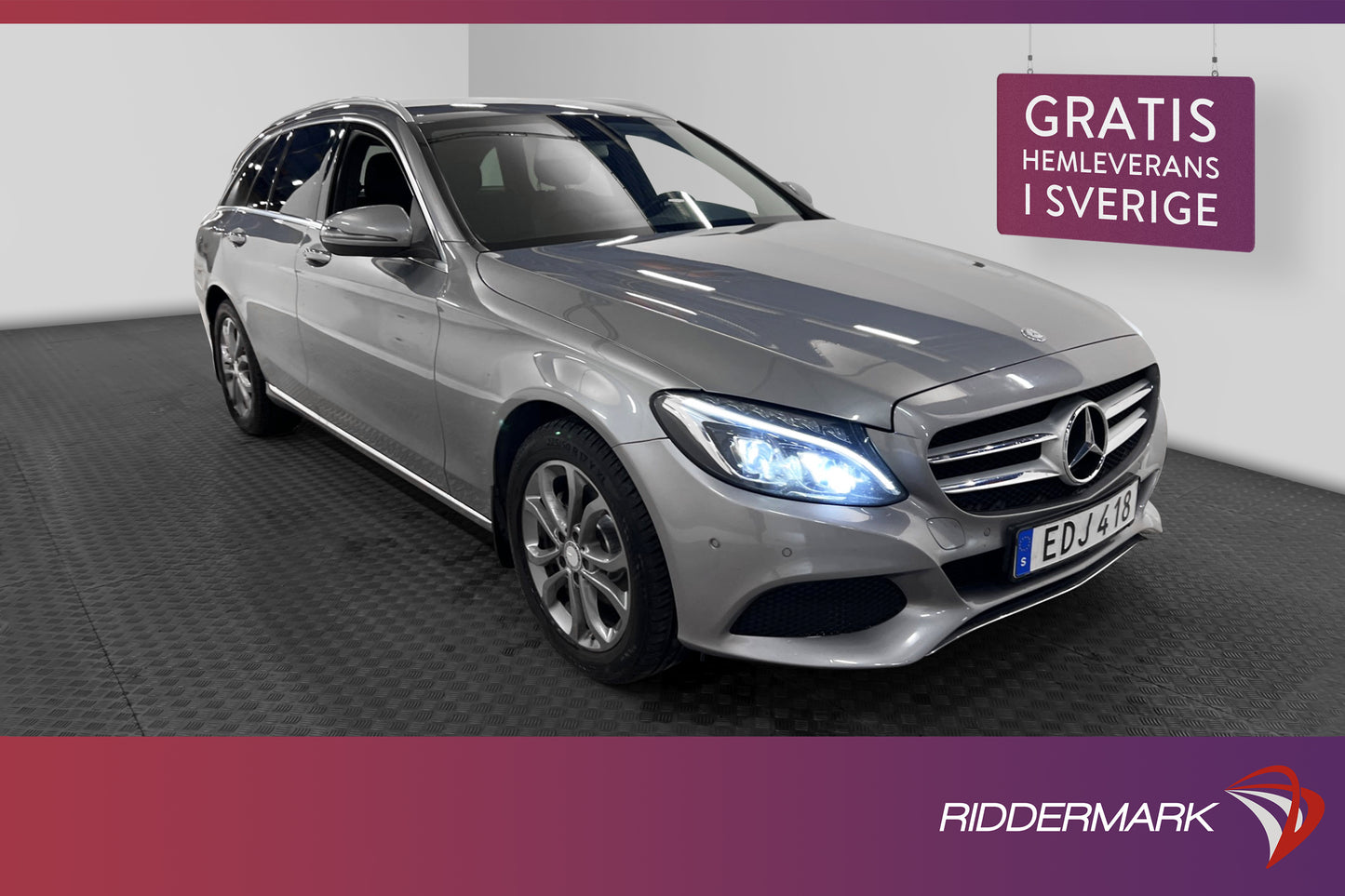 Mercedes-Benz C 220 d 170hk 4M D-värm Backkamera Dragkrok