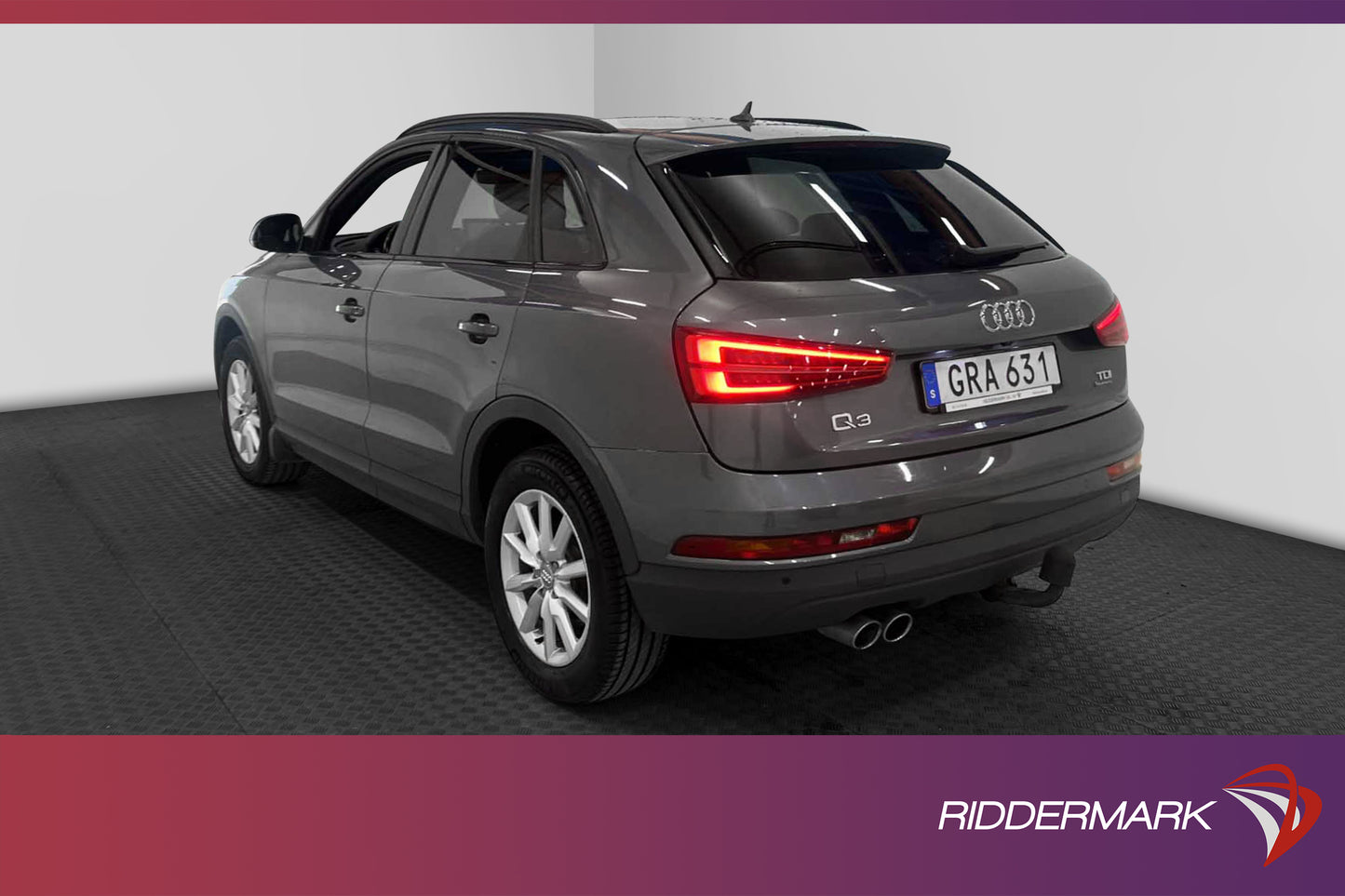 Audi Q3 2.0 TDI Q 184hk Sport Pano BOSE B-kam GPS Drag Skinn