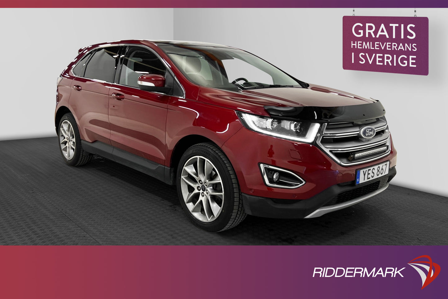 Ford Edge 2.0 TDCi Bi-Turbo AWD 210hk Pano Värmare Navi Drag