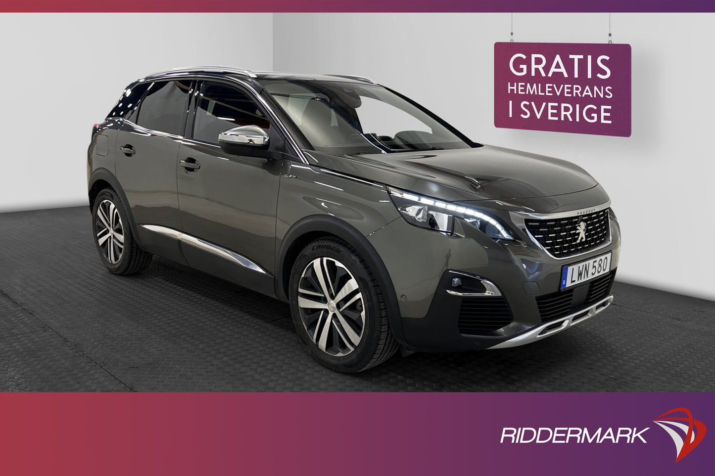 Peugeot 3008 2.0 BlueHDi 180hk GT Pano Värmare Kamera Drag