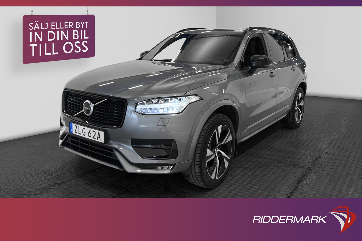 Volvo XC90 T5 AWD R-Design VOC Pano H/K 360°Kam Drag 7-Sits