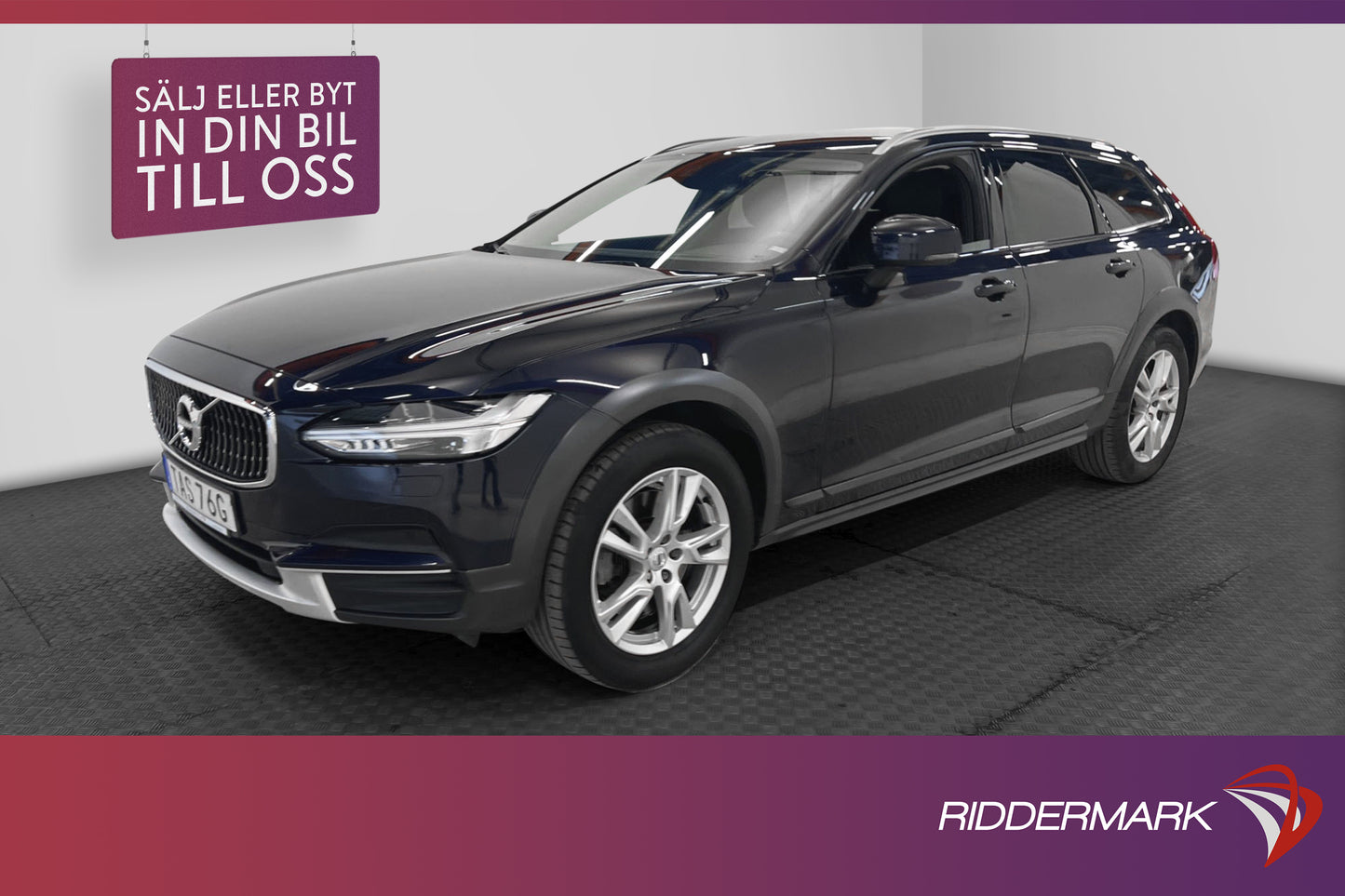 Volvo V90 Cross Country D4 AWD Skinn H/K Skinn B-Kam HUD VOC