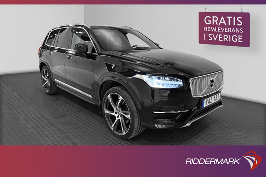 Volvo XC90 D5 AWD 225hk Inscription VOC Värm B-kam BLIS Drag