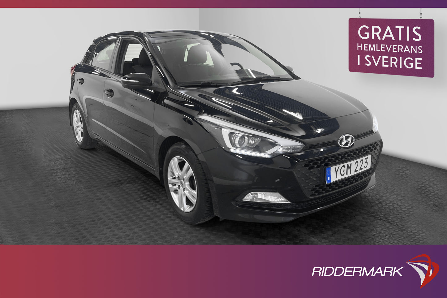 Hyundai i20 1.2 84hk  Rattvärme Bluetooth P-sensorer