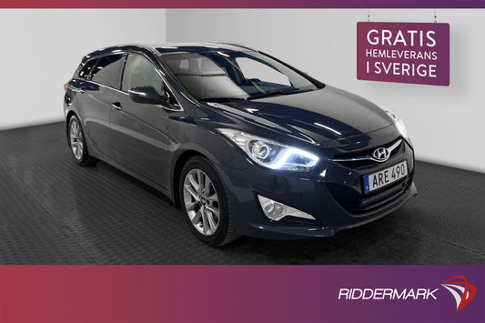 Hyundai i40 cw 1.7 CRDi 136hk Kamera Skinn Drag Välservad