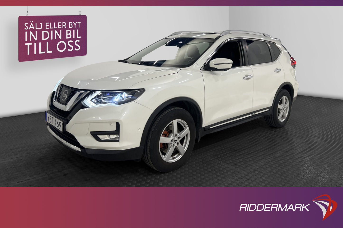 Nissan X-Trail 1.6 dCi 130hk Tekna 7-sits 360° Pano Drag GPS