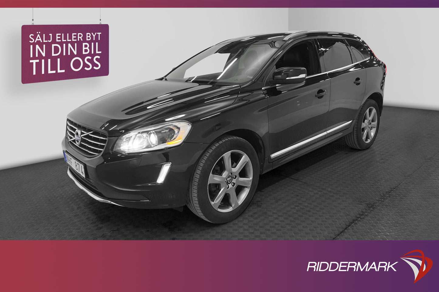 Volvo XC60 D4 AWD Summum D-värm VOC Skinn Drag Keyless