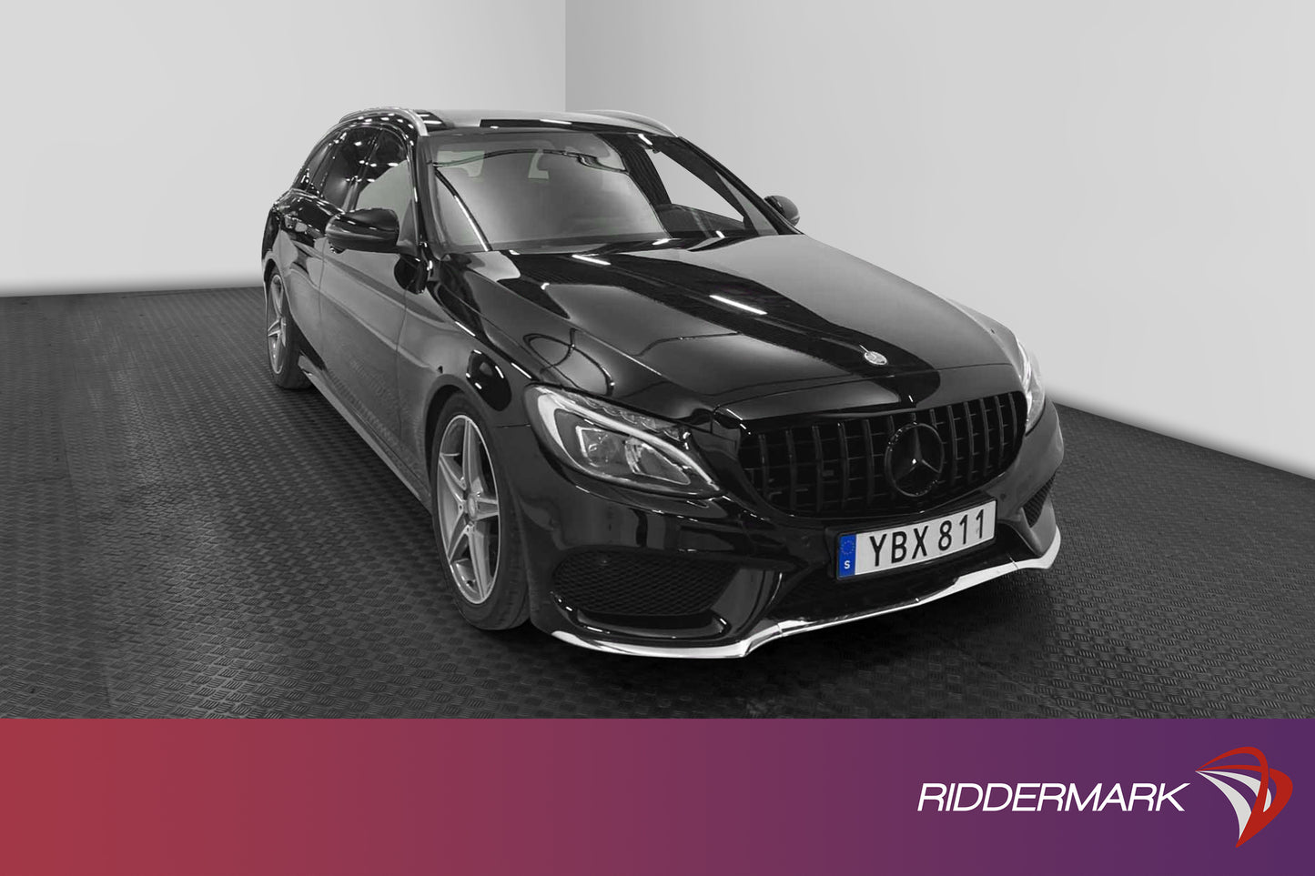 Mercedes-Benz C 220 170hk AMG D-Värmare Skinn Navi 1 Brukare