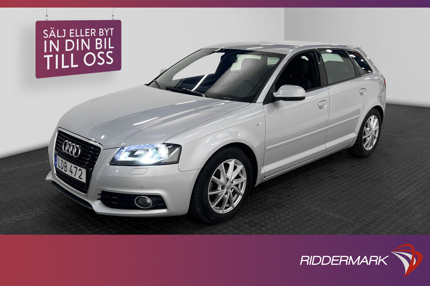 Audi A3 Sportback 2.0 TDI 140hk  S-Line P-sensor LÅGMIL