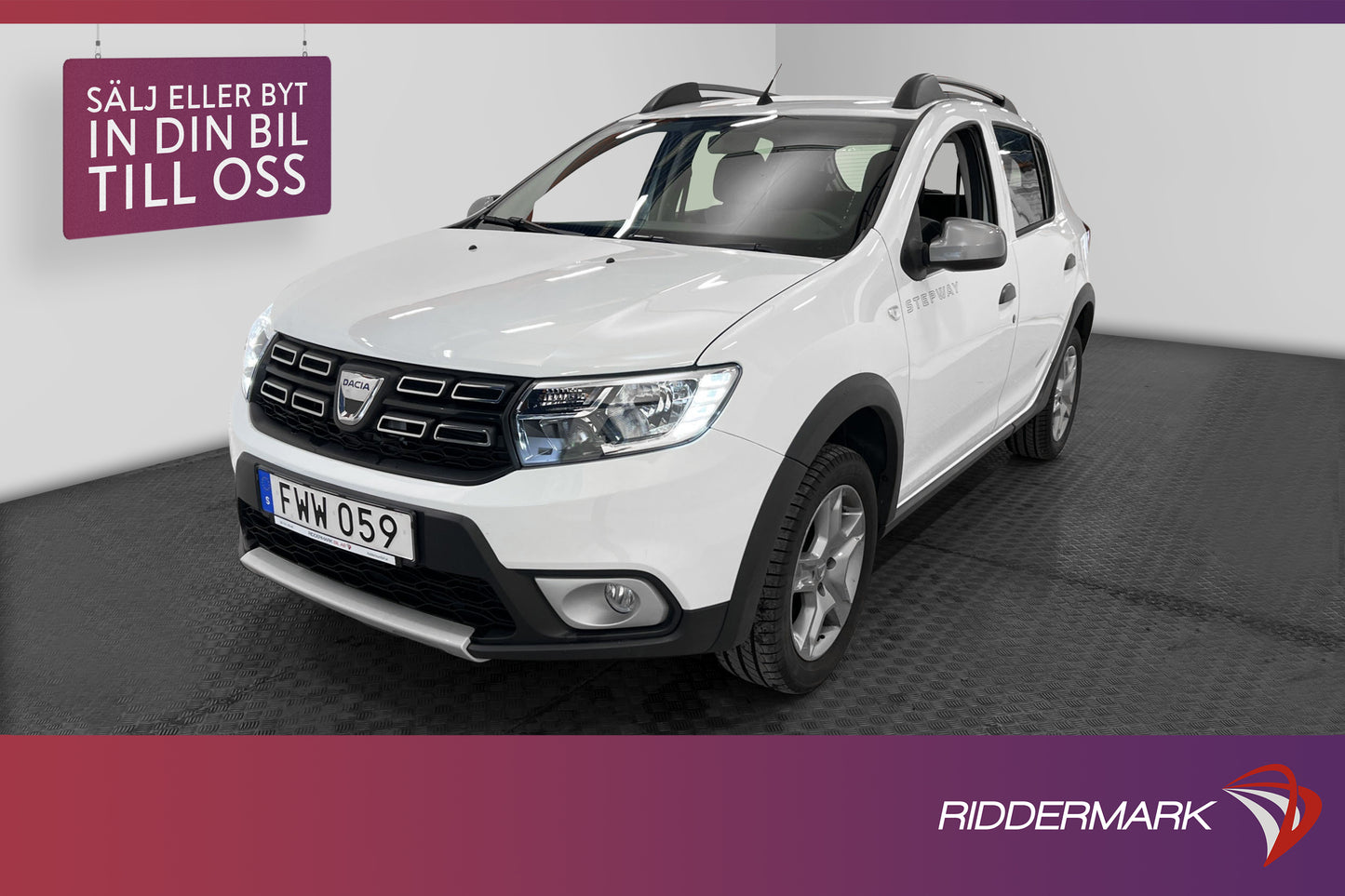 Dacia Sandero Stepway 0.9 TCe Navi P-Sensorer 1 Brukare