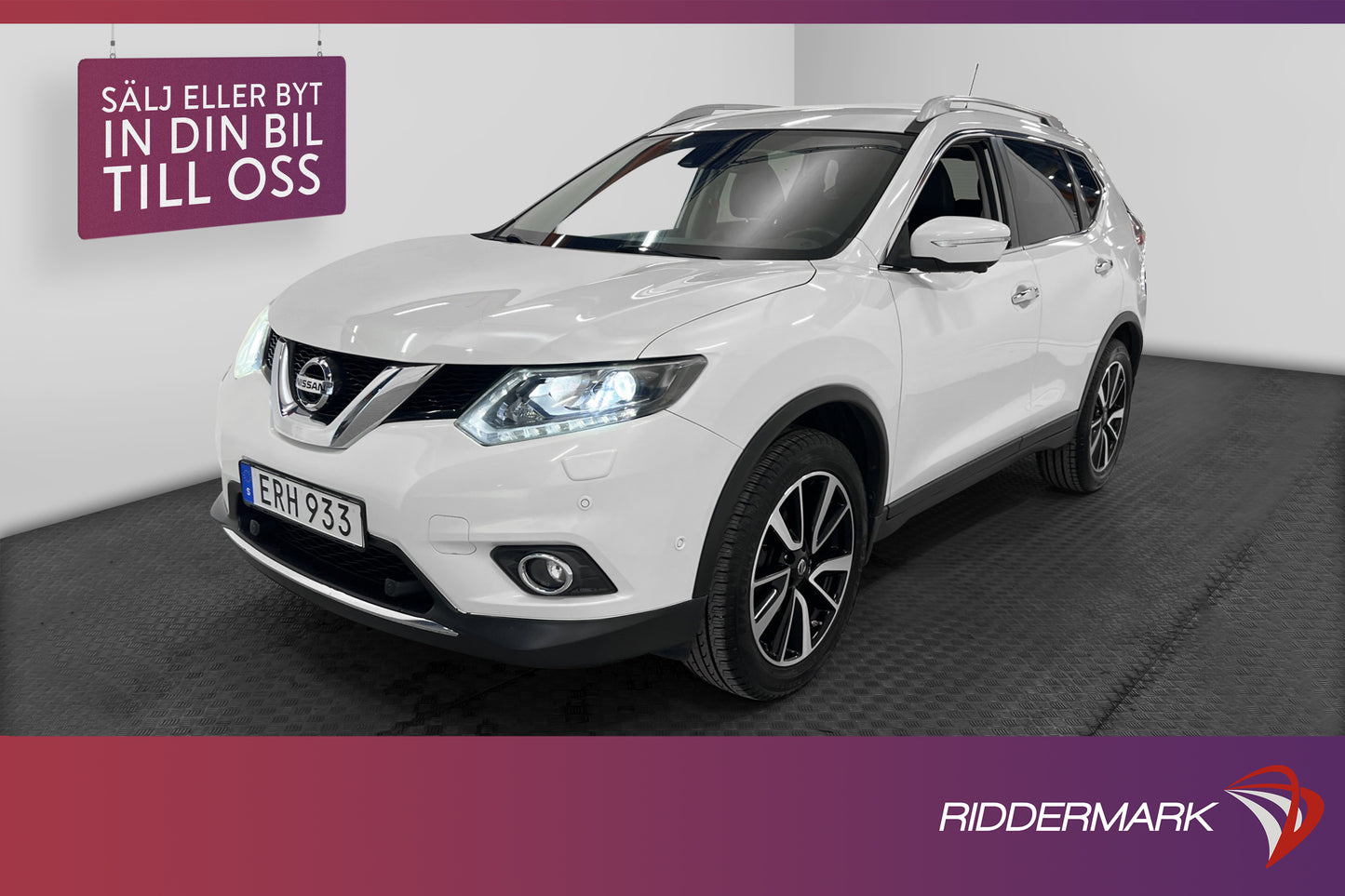 Nissan X-Trail 1.6 dCi 130hk Tekna Skinn 360° Navi Nyservad