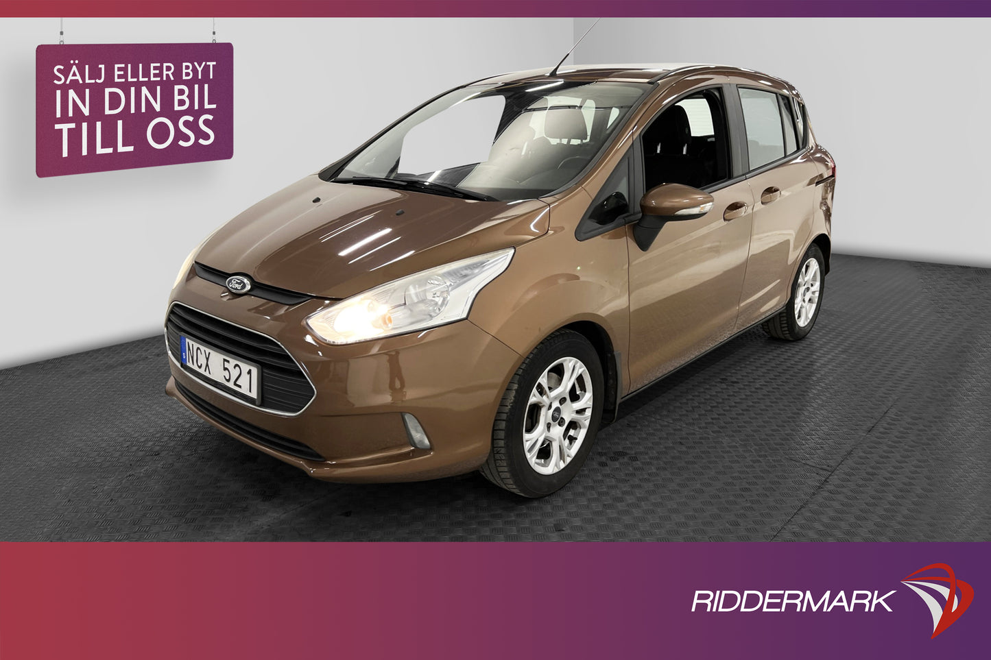 Ford B-Max 1.6 Ti-VCT 105hk Låg Skatt Välservad 0,64l/mil