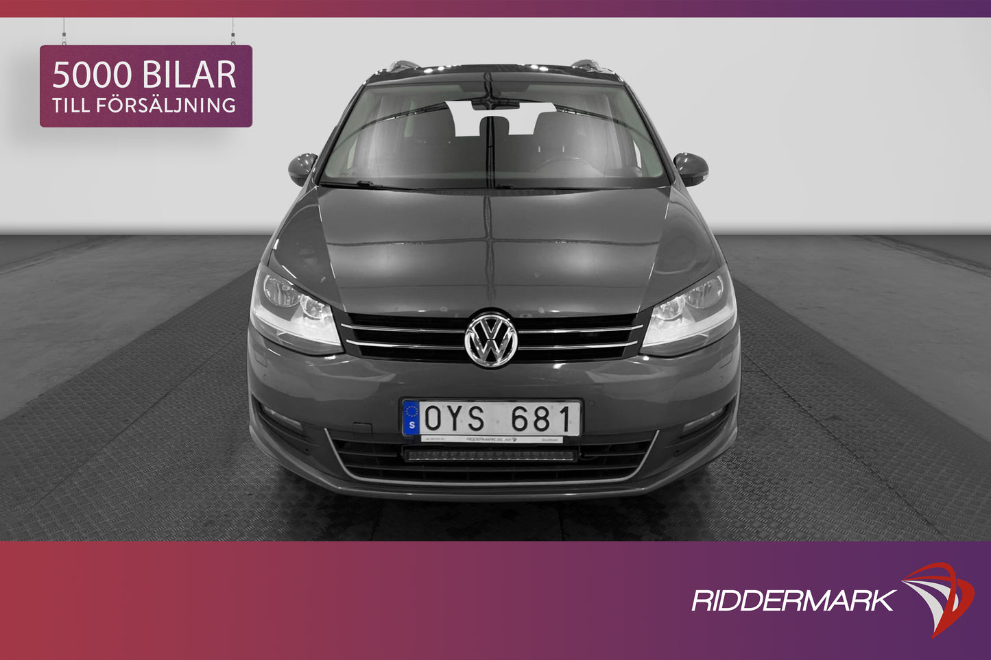 Volkswagen Sharan TDI 4M 140hk Premium 7-Sits Värm Pano Drag