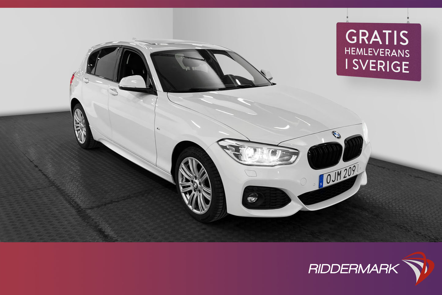 BMW 120 d xDrive 190hk M Sport Pano PDC Rattvärme Välservad