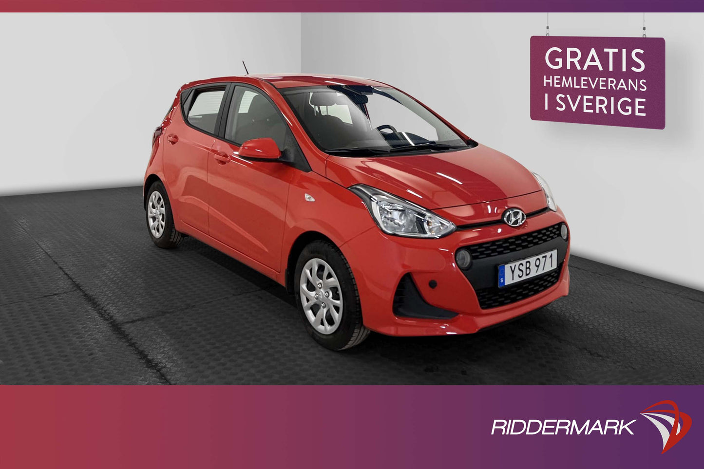 Hyundai i10 1.0 67hk 1 Brukare M-värmare Välservad Lågmil