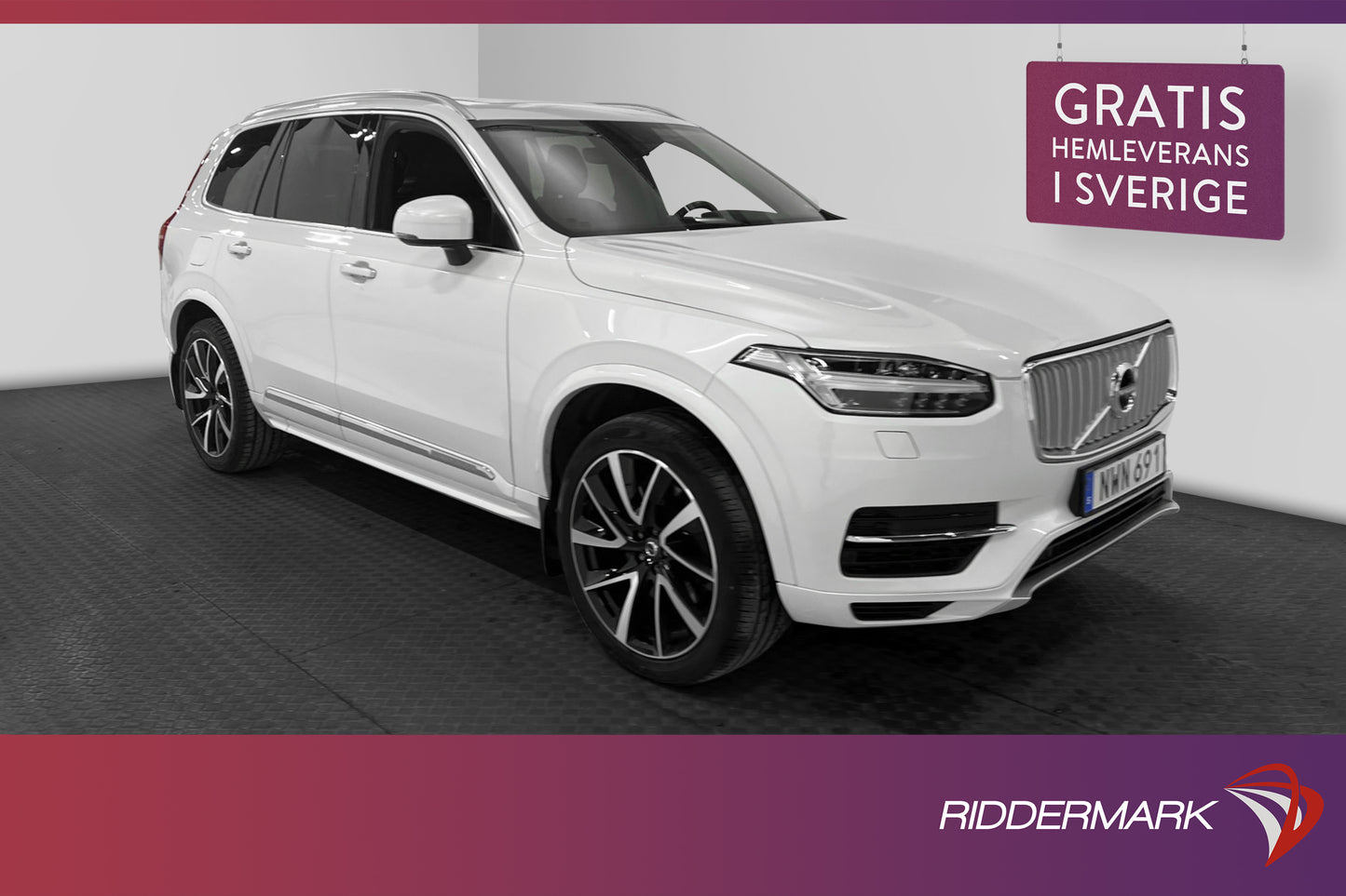 Volvo XC90 T8 AWD Inscription D-värm VOC HUD 360 7-sits Pano