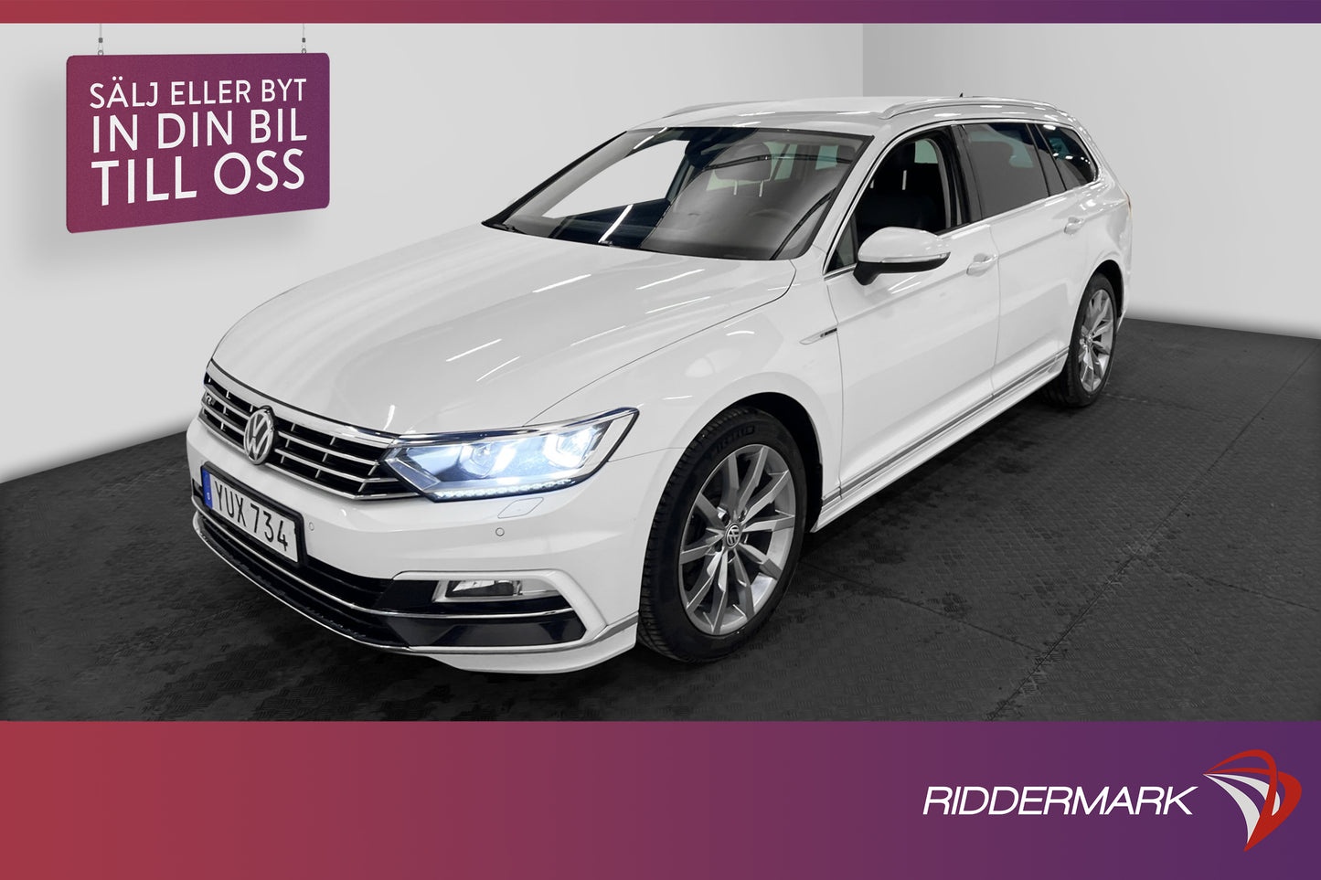 Volkswagen Passat 2.0 TDI 4M R-Line Cockpit D-värme Skinn