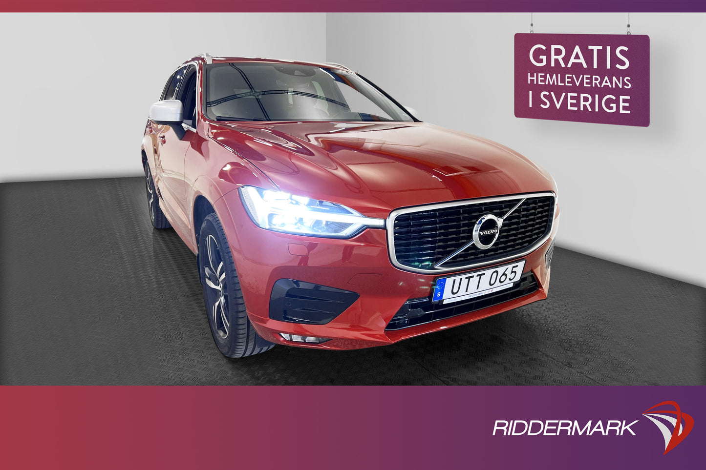 Volvo XC60 D4 AWD 190hk R-Design VOC D-värm B-kamera Skinn