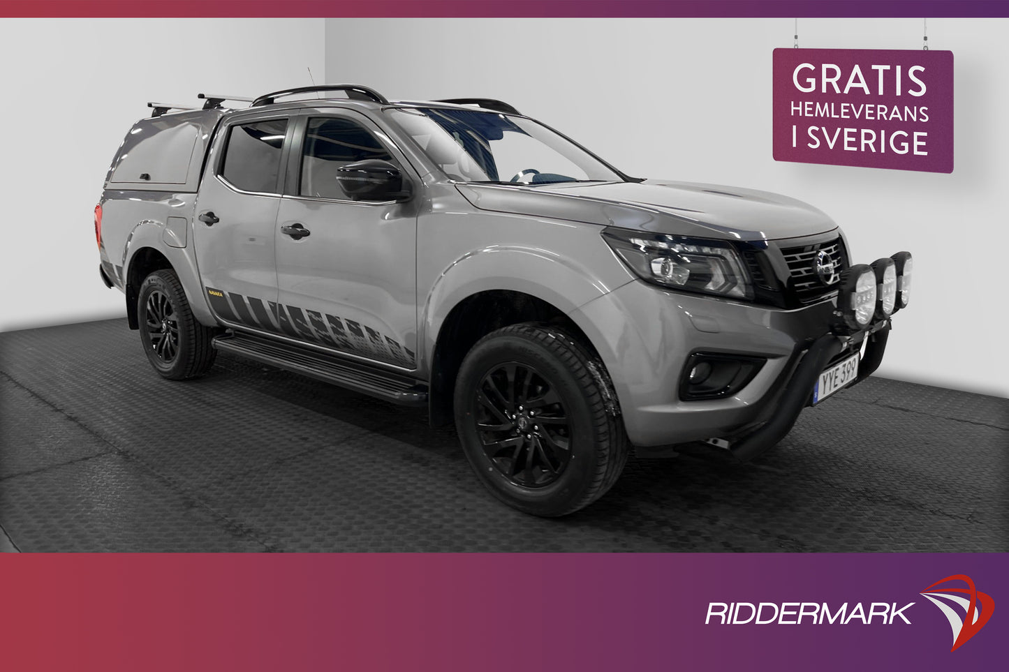 Nissan Navara N-Guard 2.3 4WD 190hk Värmare Skinn Drag Moms