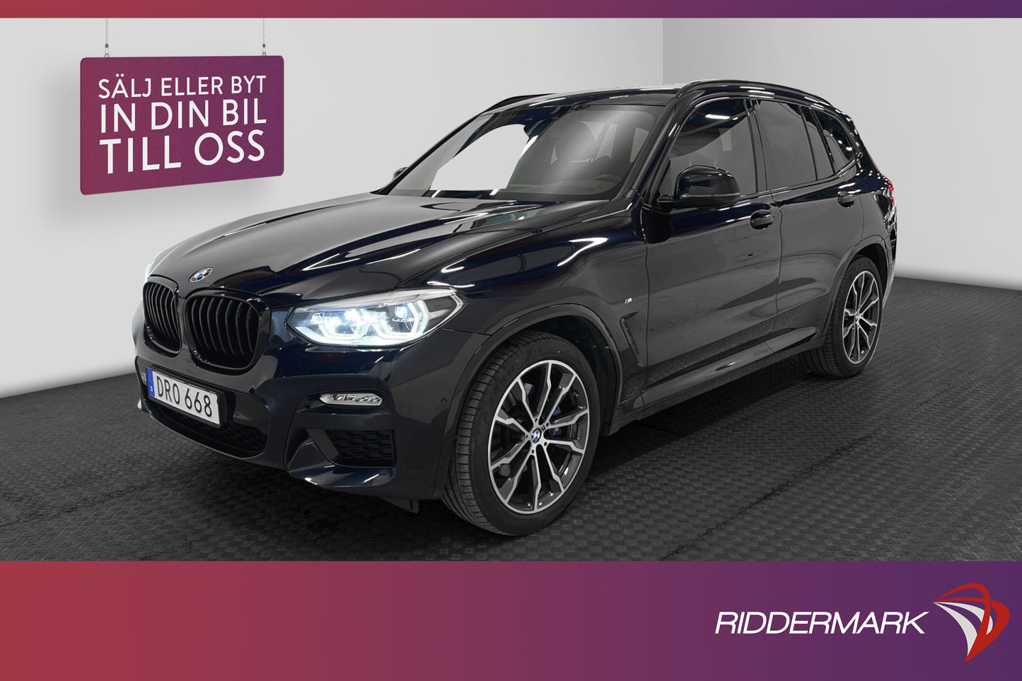 BMW X3 xDrive30d 265hk Innovation H/K Navi Bkamera Skinn HUD