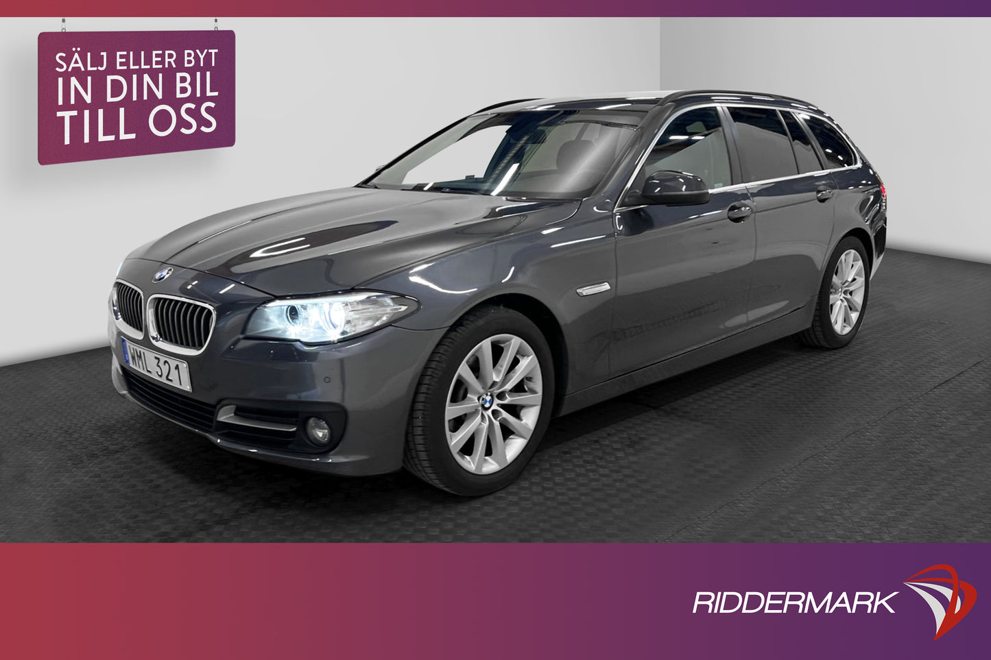 BMW 520d xDrive Touring 190hk Skinn Navigation Drag 0.53L/M