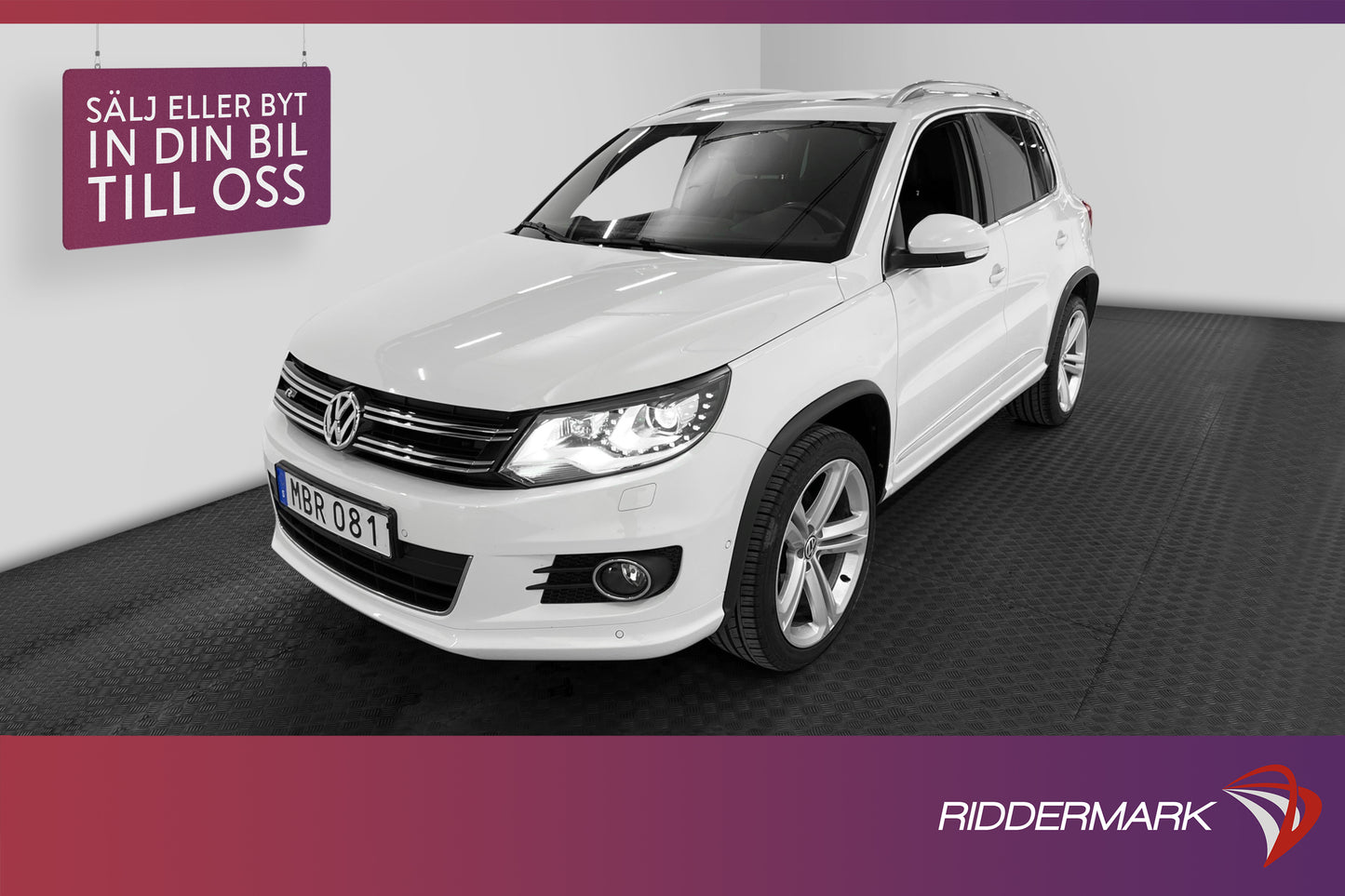 Volkswagen Tiguan 2.0 TDI 4M 184hk R-line Pano D-värm Drag