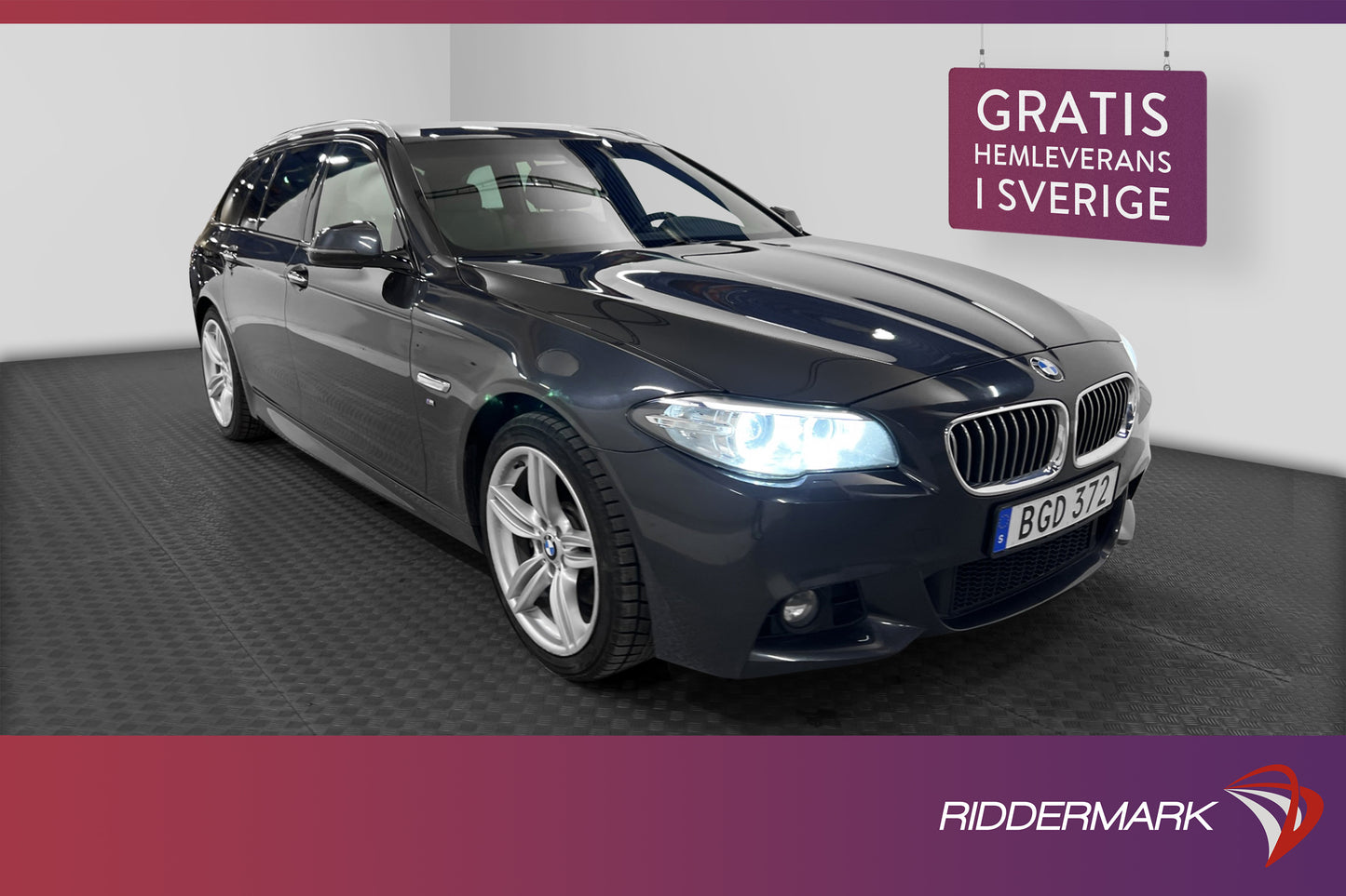 BMW 530d 258hk xDrive M Sport Navi HiFi Skinn Drag