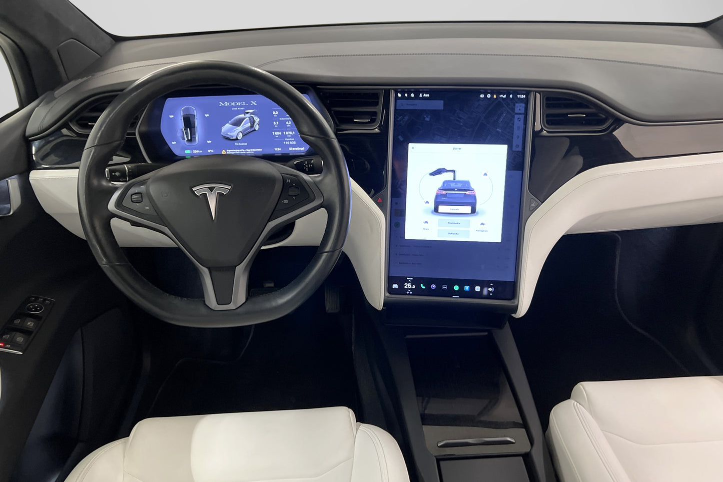 Tesla Model X Long Range 423hk 6-sits Sv.Såld Autopilot Drag