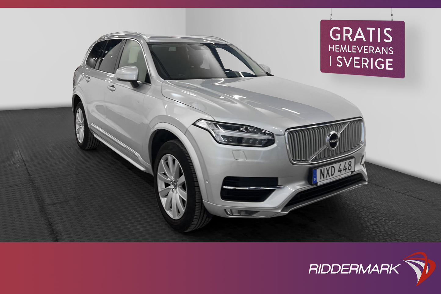 Volvo XC90 D5 AWD 225hk Inscription 7-sits Drag Navi Luftfj