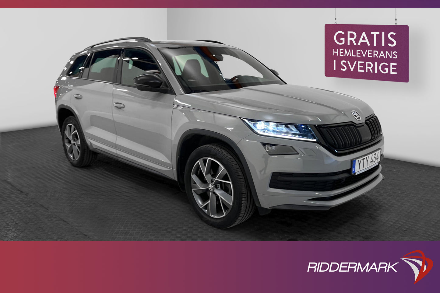 Skoda Kodiaq 2.0 TDI 4x4 SportLine D-Värm B-Kam Drag 7-Sits