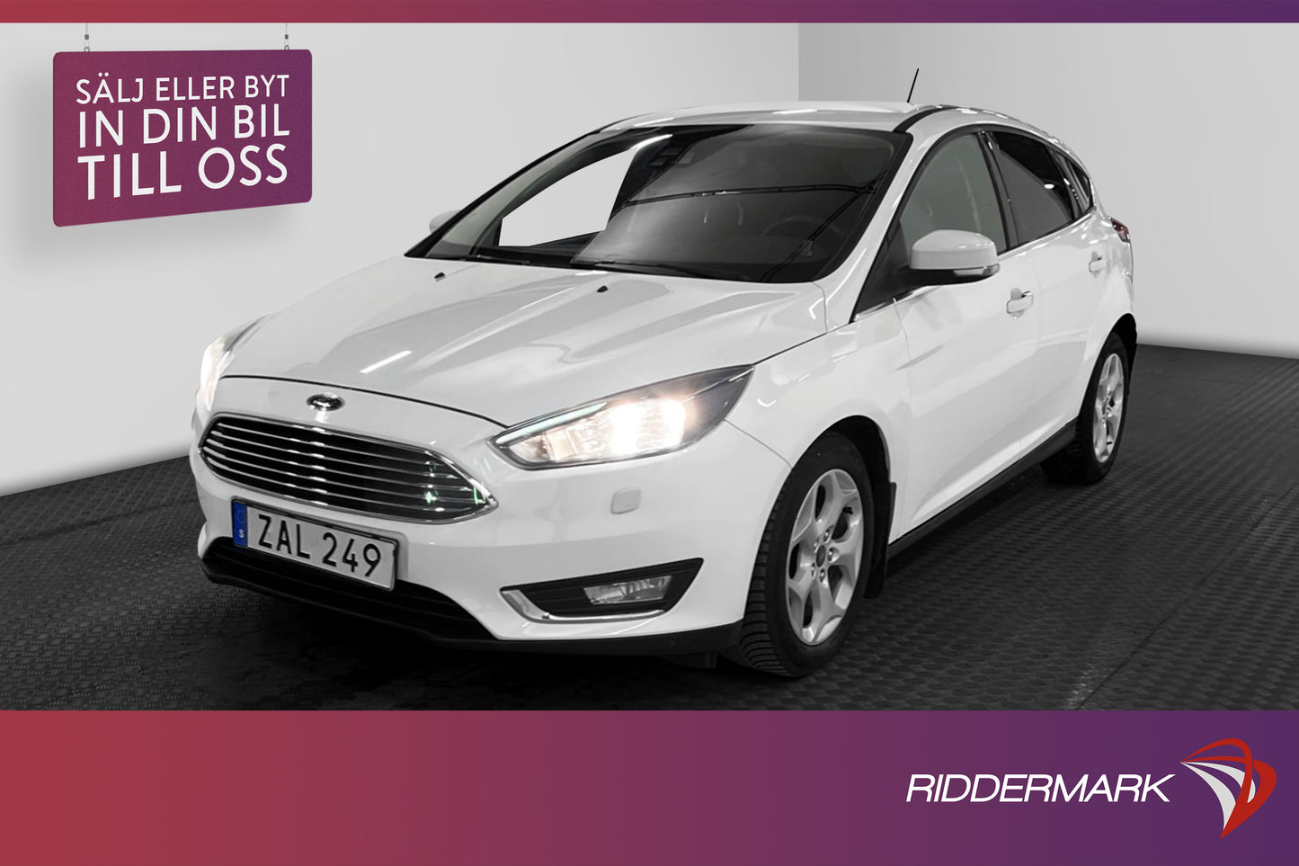 Ford Focus 1.0 EcoBoost 100hk Rattvärme P-sensorer 0,39L/Mil