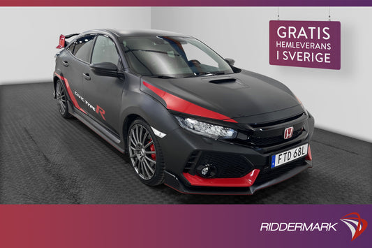 Honda Civic TYpe R 2.0 VTEC 320hk Brembo Kamera Navi Välserv