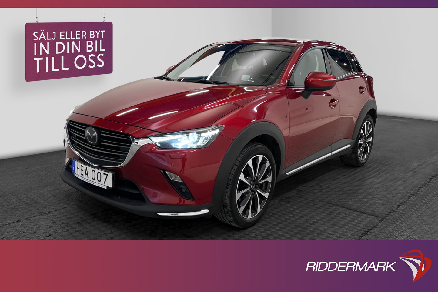 Mazda CX-3 2.0 SKYACTIV-G Optimum BOSE Skinn Kamera Navi HUD