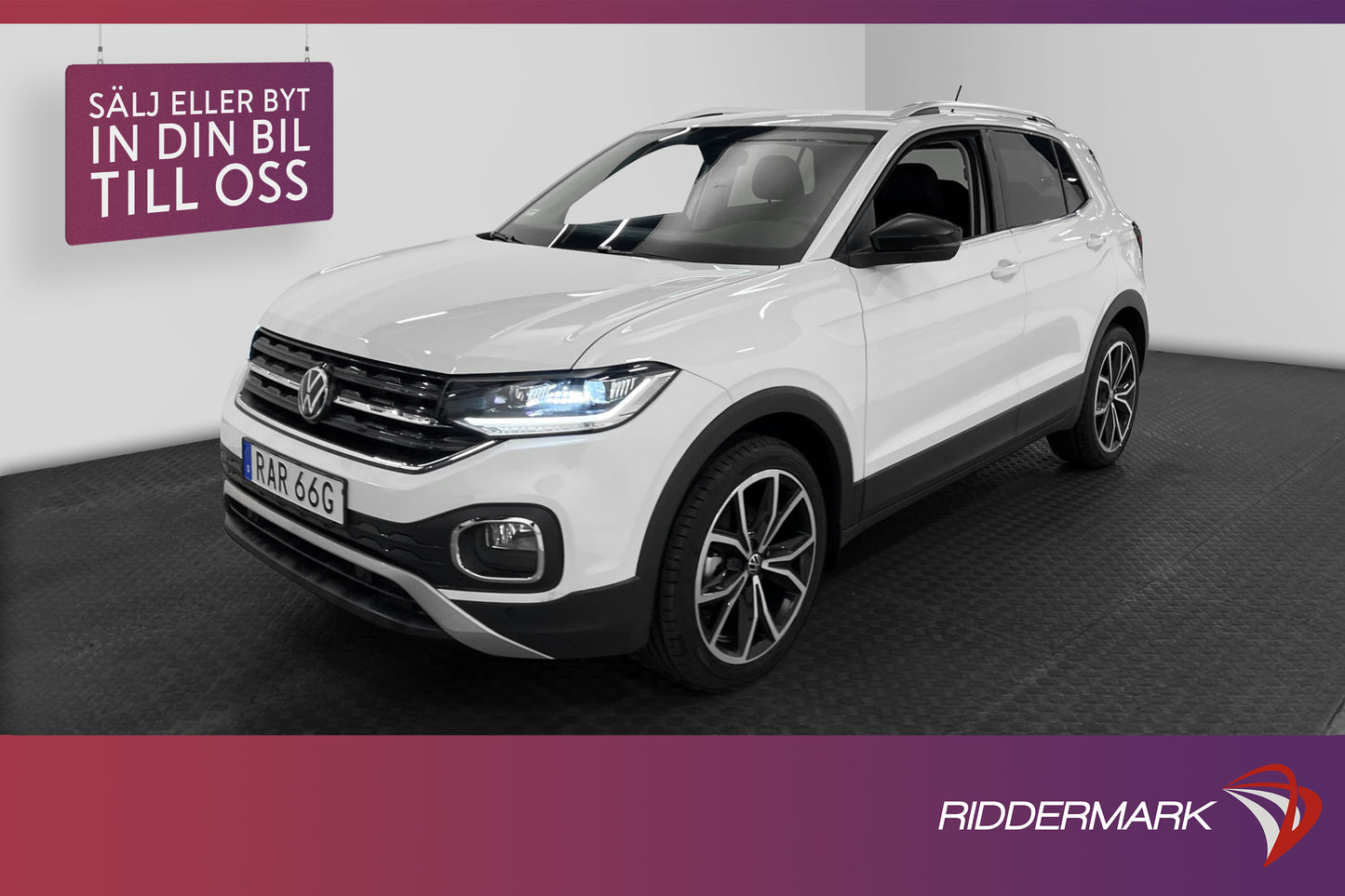 Volkswagen T-Cross GT TSI 110hk Plus CarPlay Sensorer MOMS