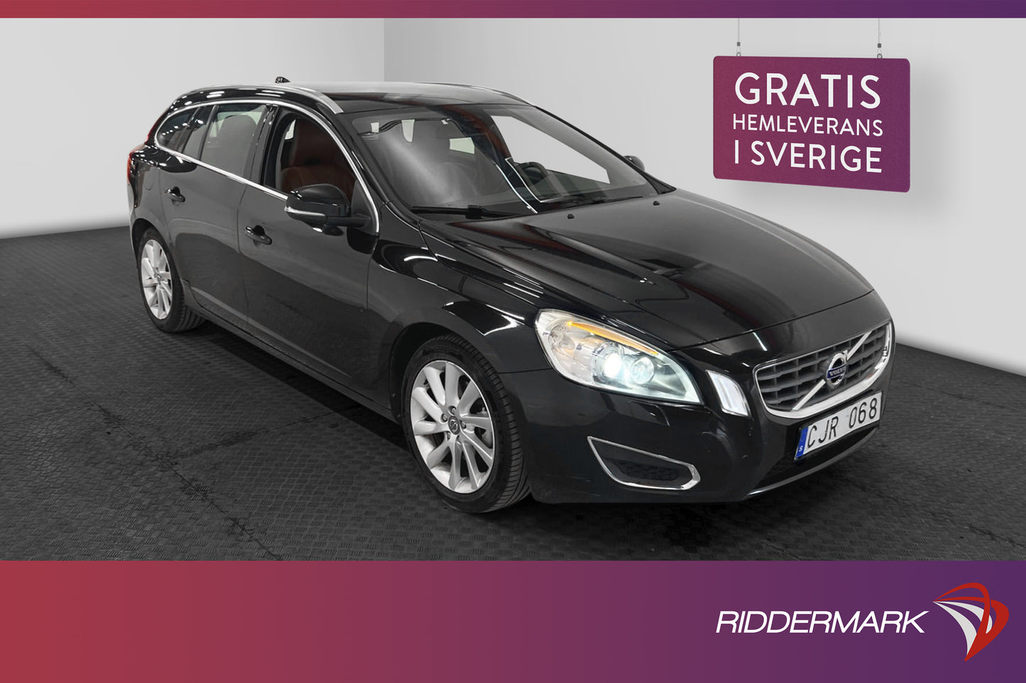 Volvo V60 D3 163hk Summum D-värm Skinn Drag  0,61l/mil